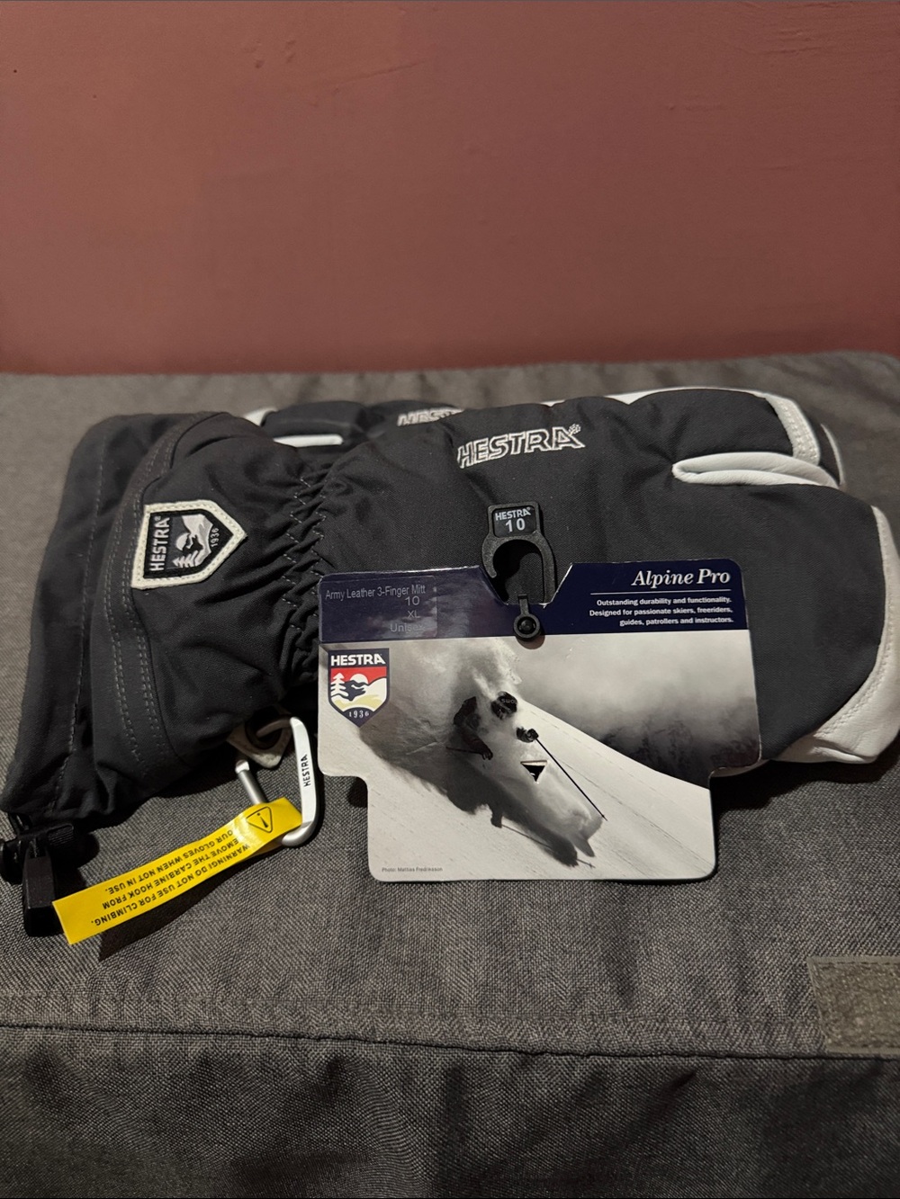 Hestra Gray Alpine Pro Ski Mitts